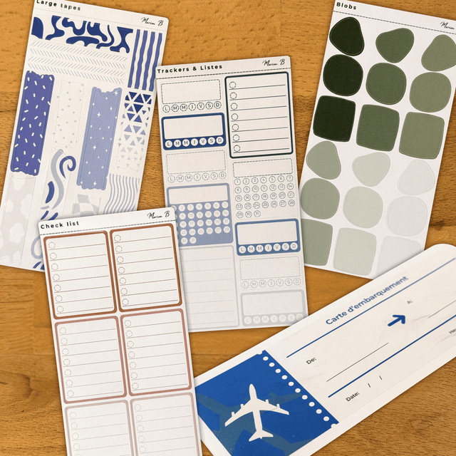 Kit de journaling en voyage