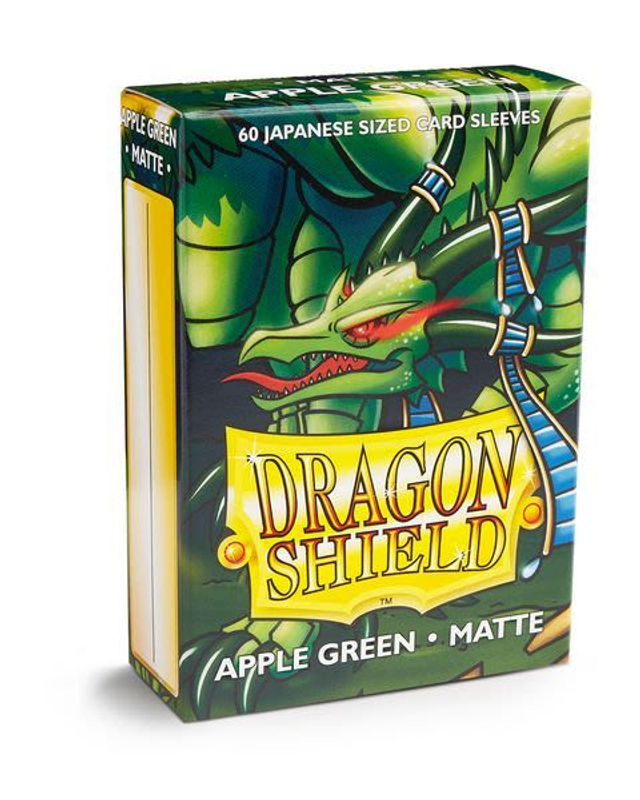 Protector Dragon Shield Japanese Matte 60 unidades - Apple Green