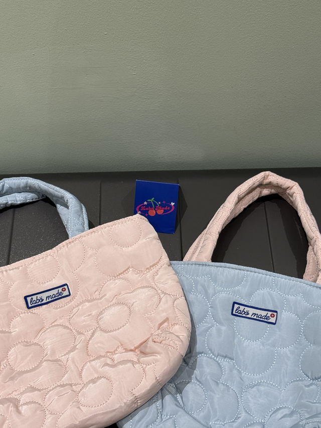 LABÖMADE Two-Tone Floral Pattern Cloud Handbag - 2 Colours