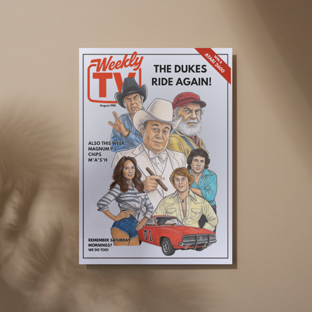 Dukes of Hazzard Art Print