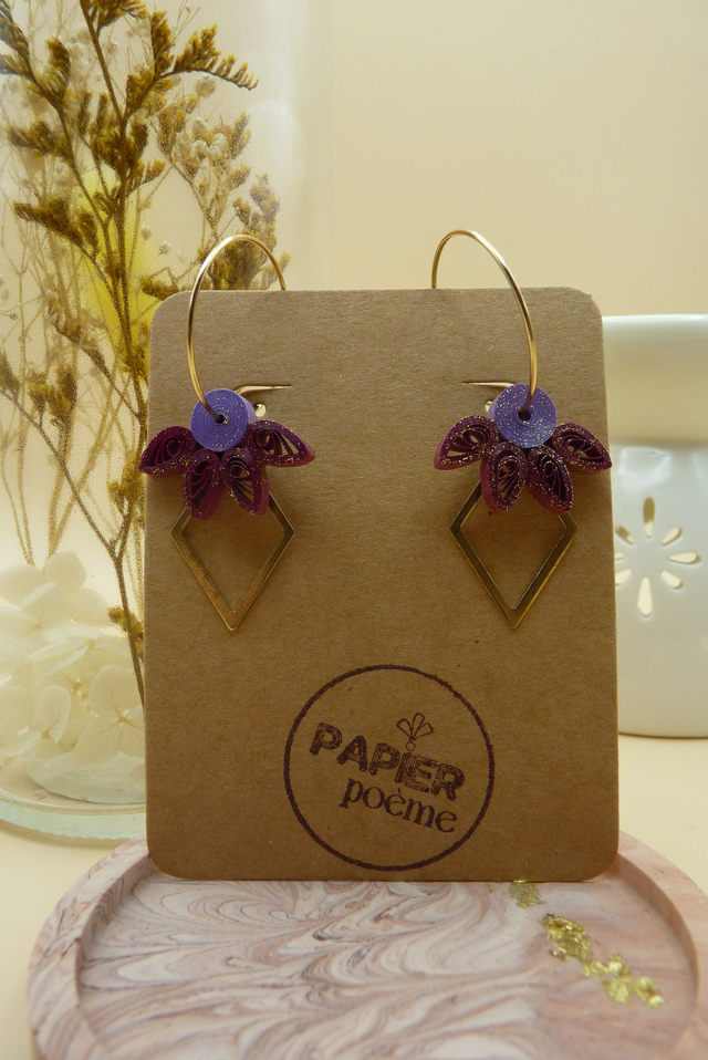 Modèle Apache - Prune et lavande