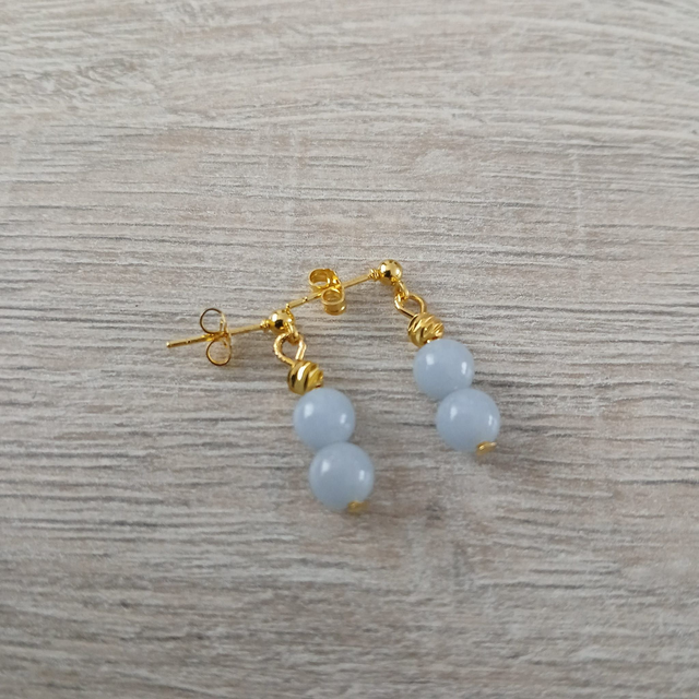 Oorbellen – Angeliet – goudkleurig RVS (1.280)