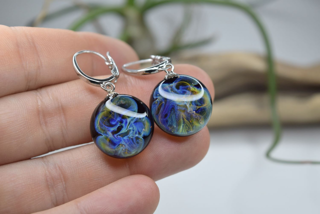 DORMEUSES NÉBULEUSE MONTURE ARGENT  