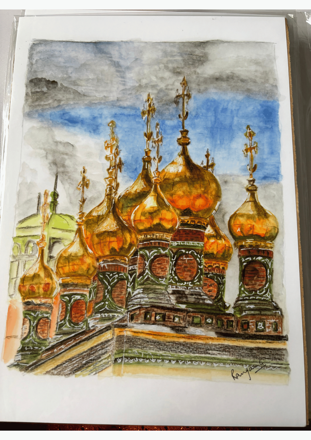 Mosque Minarets - A4 print