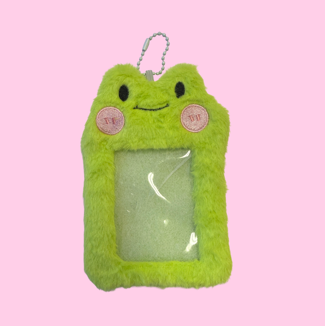 Fluffy Frog Card Holder