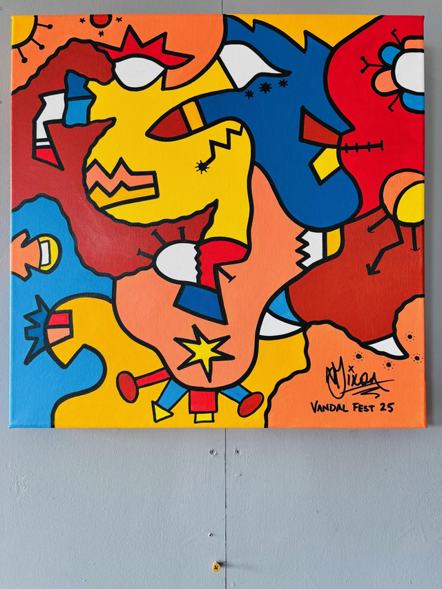 VANDAL FEST 25 Original Painting by Nicolas Dixon