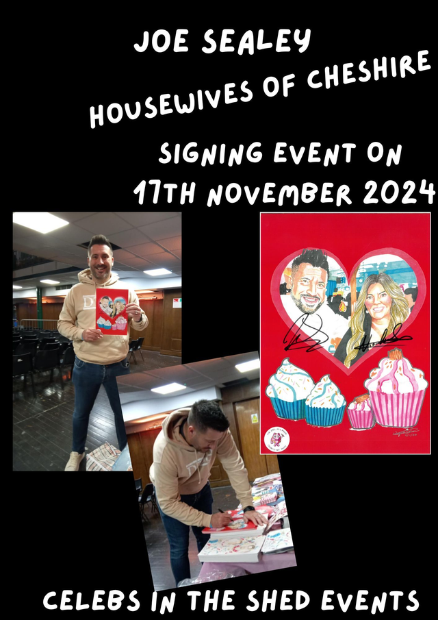 Joe Sealey Limited Edition Signed A4 Portrait Print At Boxing Signing On 17th November 2024 BUY NOW