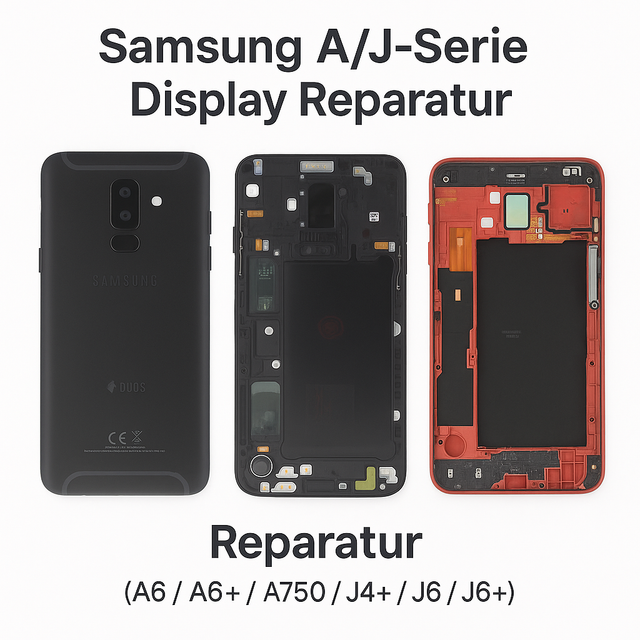 Samsung A/J-Serie Display Reparatur (A6 / A6+ / A750 / J4+ / J6 / J6+)
