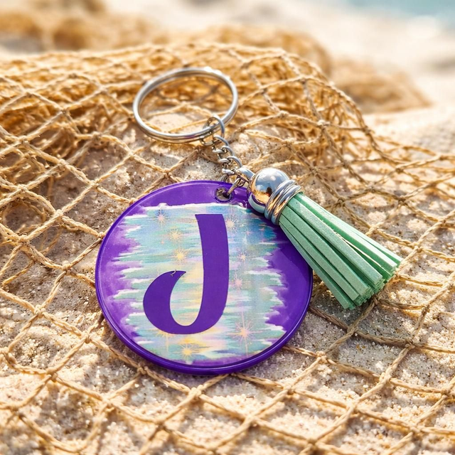 Personalised Monogram keyring