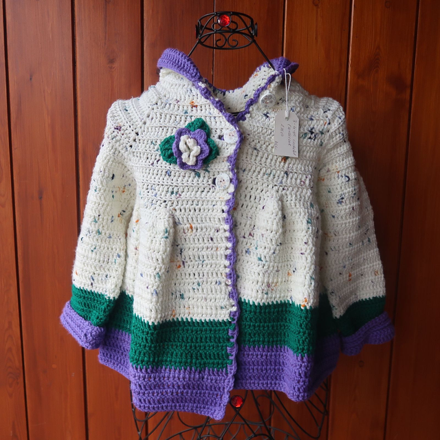 Crochet Cardicoat 3-4 Years