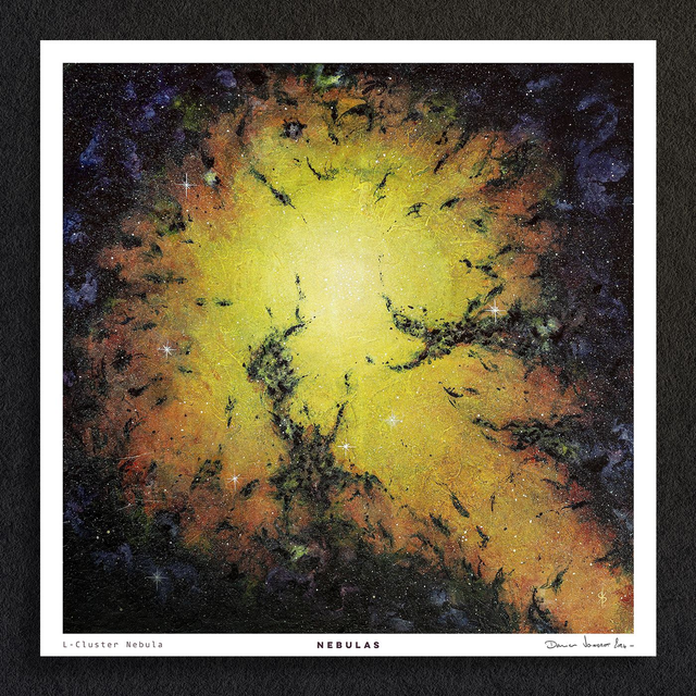 #0588 L-Cluster Nebula - NEBULAS - PRINT - peintures Acrylique