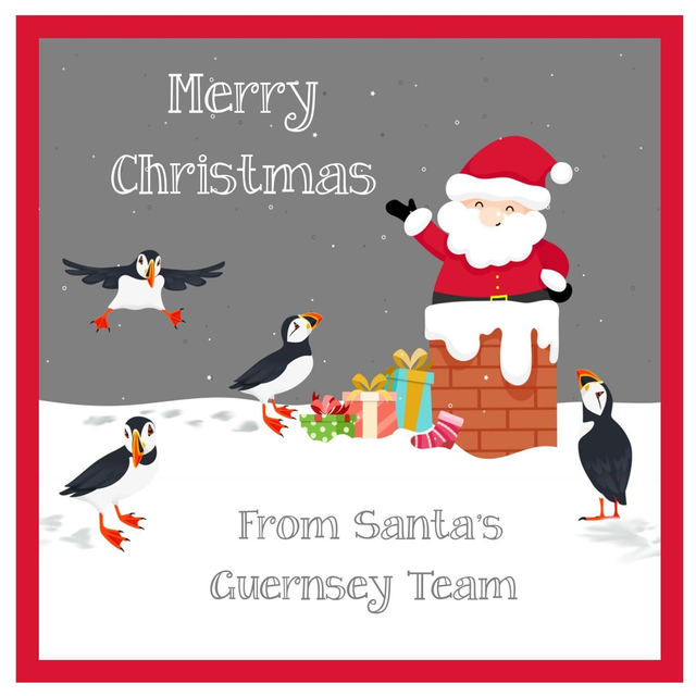 102 - CHRISTMAS CARD - Guernsey Team