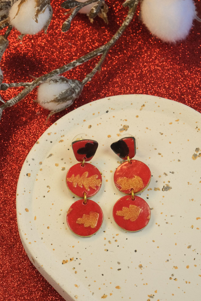 NOËL - boucles d’oreilles #02