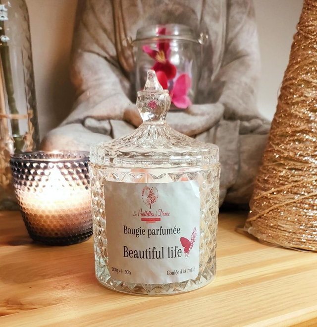 Bougie &quot;Beautiful Life&quot;