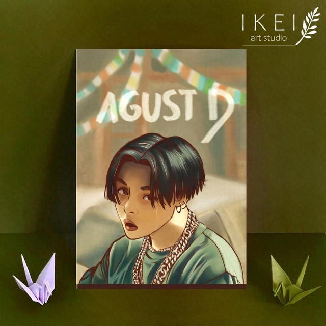 Agust D art print