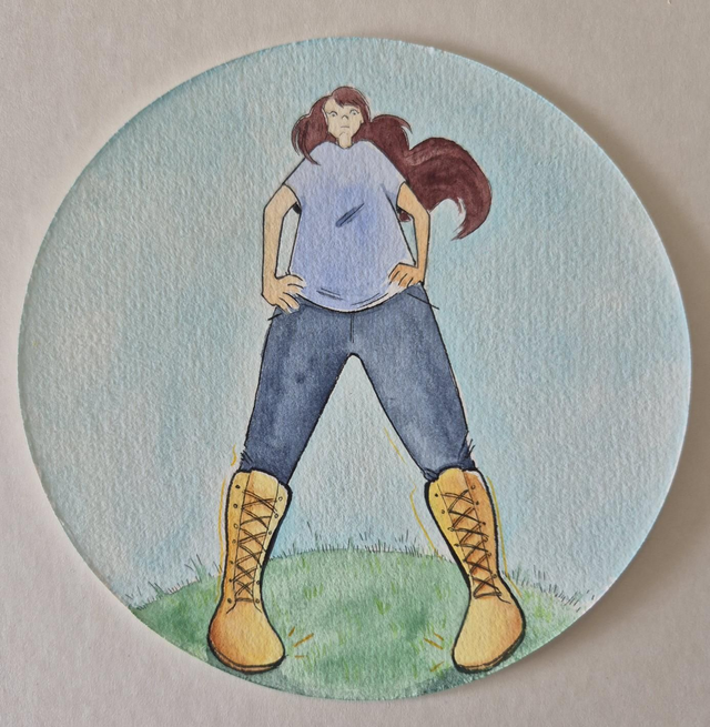 Ink24#3 Bottes - Aquarelle