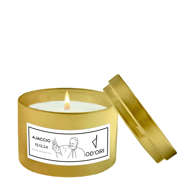 BOUGIE 90g COLLECTOR - Pape François - Ajaccio - 15.12.24