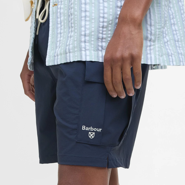Barbour Ripstop Cargo Swim Shorts Navy