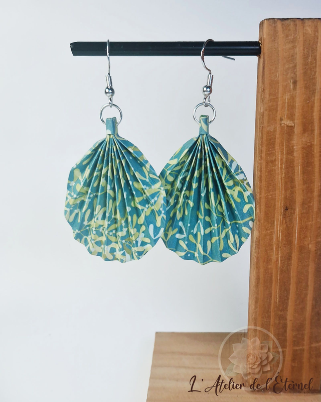 Boucles d'oreilles Licuala - Collection nature