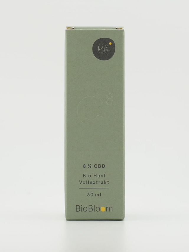BioBloom - Bio Hanf Vollextrakt 8% CBD