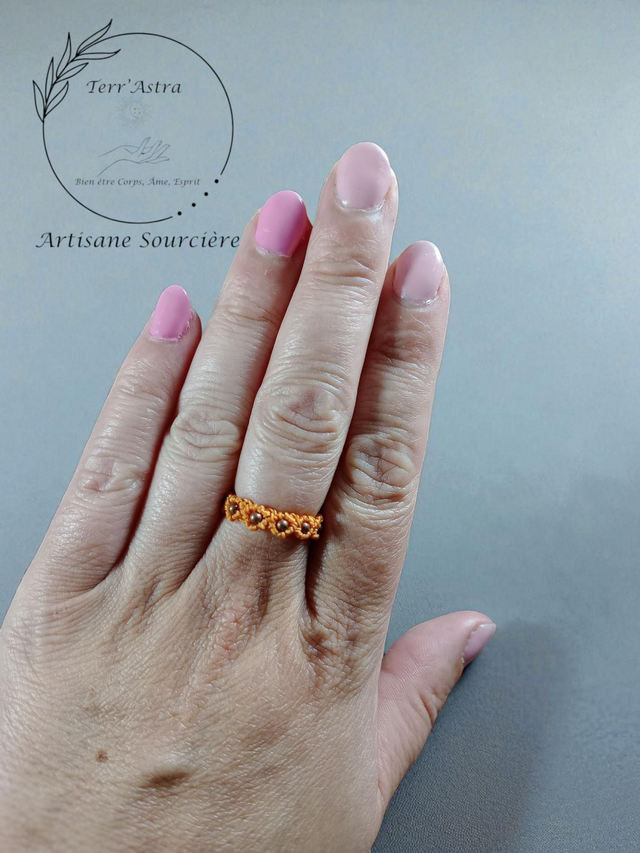 Bague Micromacramé Bohème