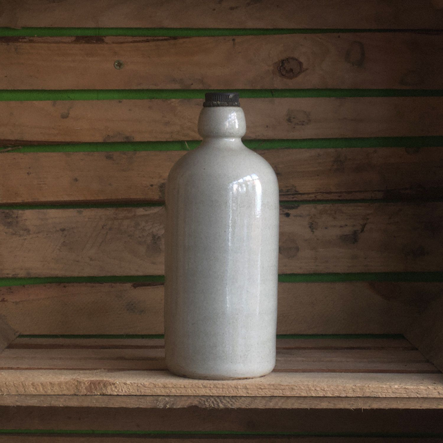 Stoneware Bottle with Stopper