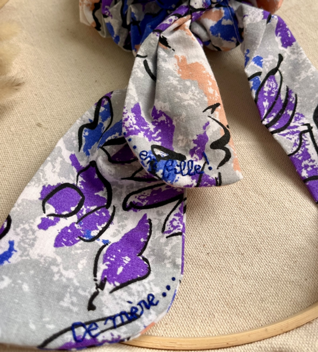 Duo de mère.. en fille (violet)