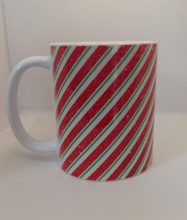 Christmas Candy Cane 11oz Sublimated Mug 