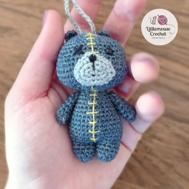 Nounours grunge suspension