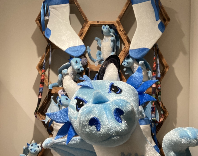 Winter Dragon Plushie By Anne Stokes 