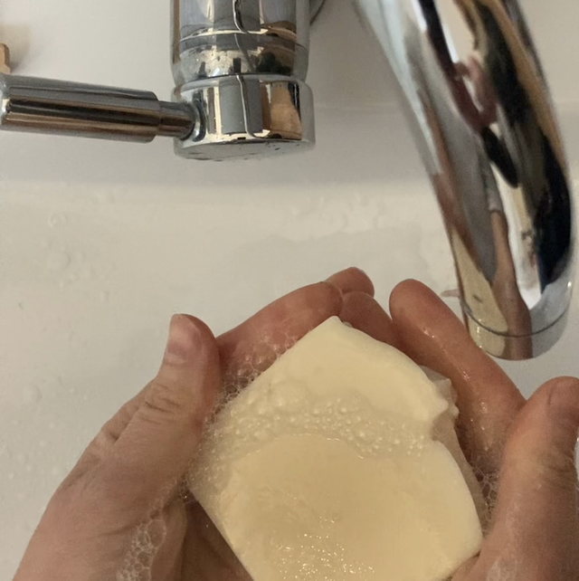 Lavender and Rosemary Goats’ milk soap