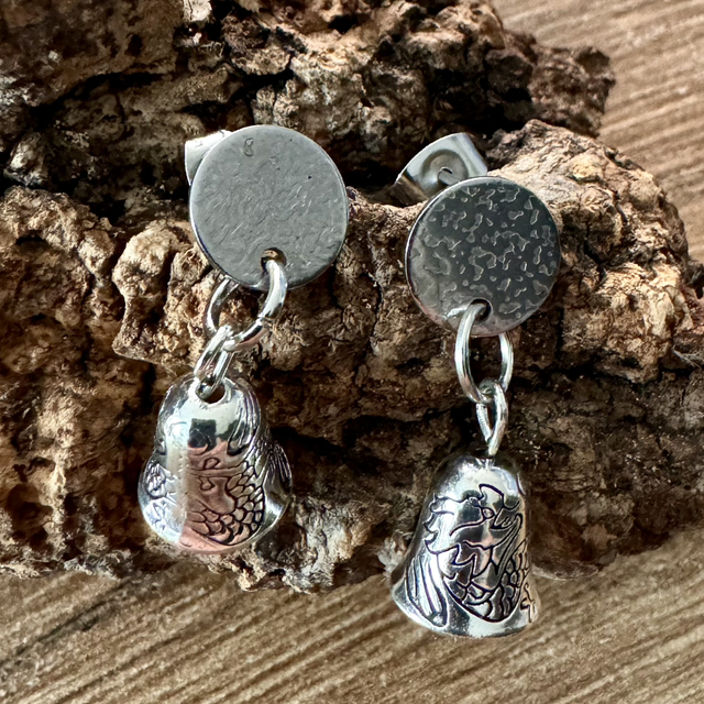 Bell drop earrings