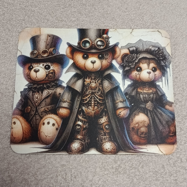 Familles d'ours steampunk