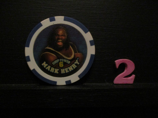 Mark Henry - Chip Power 6 Original Wrestling Chipz (2)