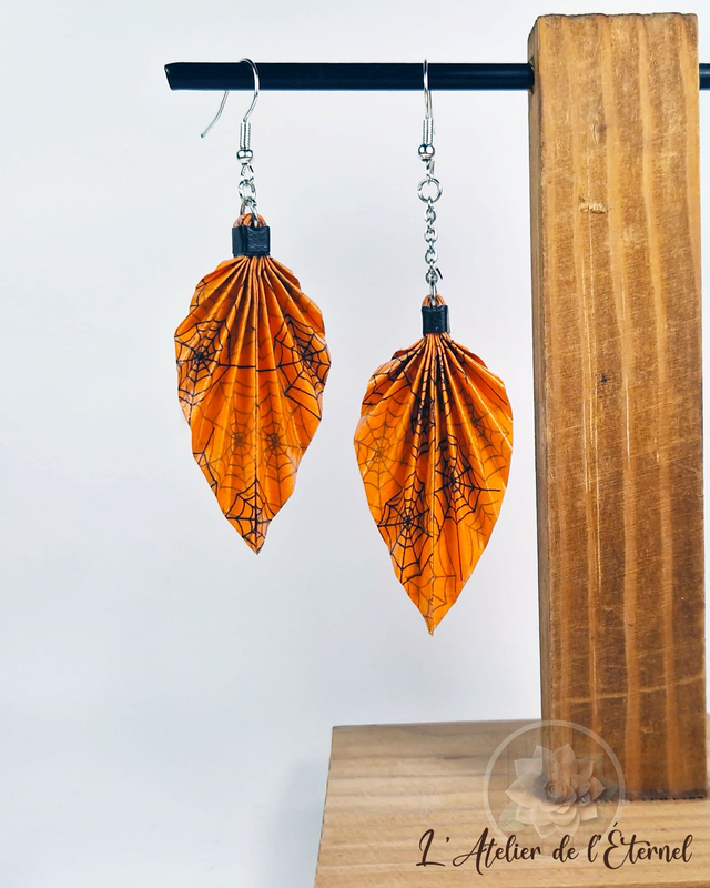 Boucles d'oreilles Leaf Halloween