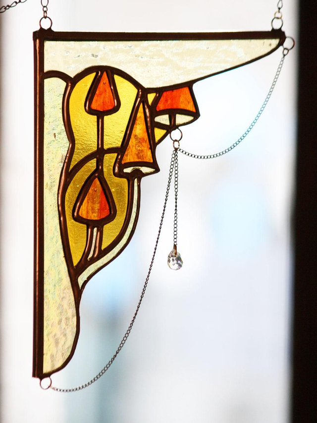 Angle champignon charmants gauche