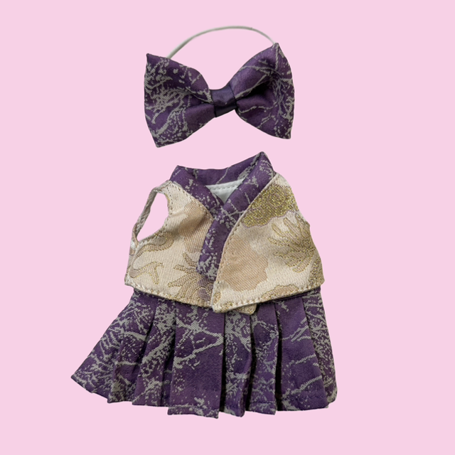 17cm Doll Costume (Purple Hanfu)