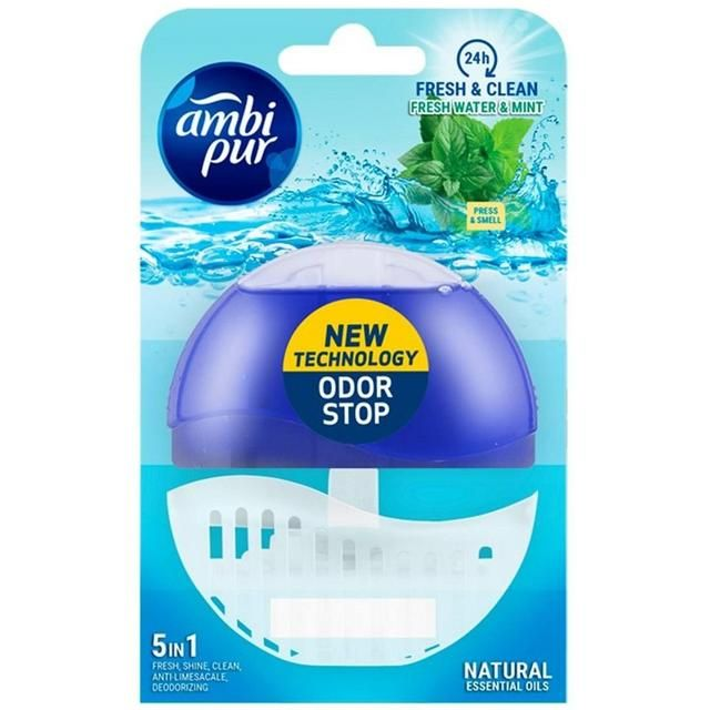 Ambi pur Gélový WC Blok Fresh Water &amp; Mint 55 Ml