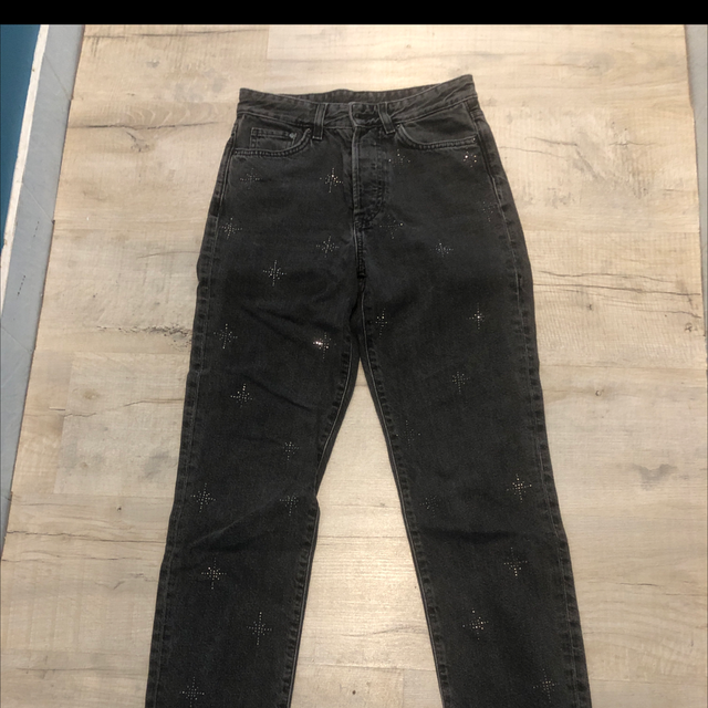 Jeans noir scintillant taille 34 Denim