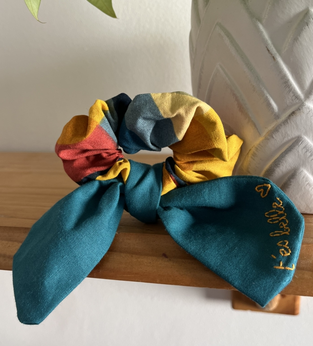 Mini Foulchie t’es belle (bleu canard, multi)