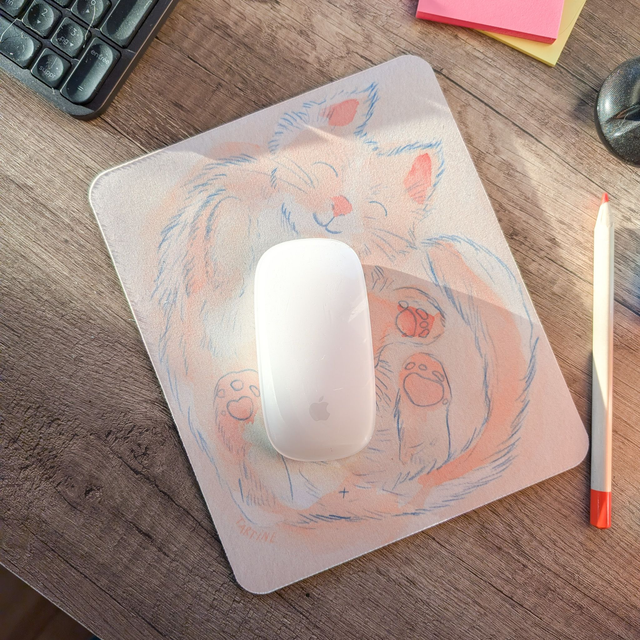 Tapis de souris « &amp; chat » 