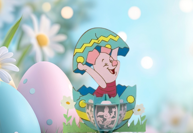 Lanterne Porcinet Pâques