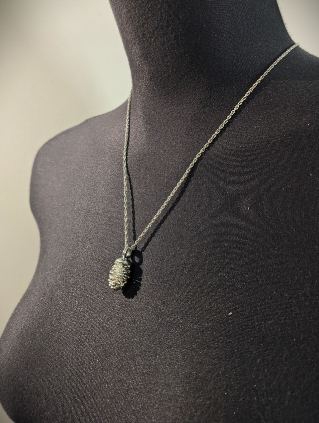 Verna - Collier Pomme de Pin Argent 925