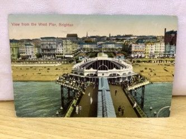 Brighton, View from the West Pier, Sussex, Posted unbranded postcard. Our Ref: No R11