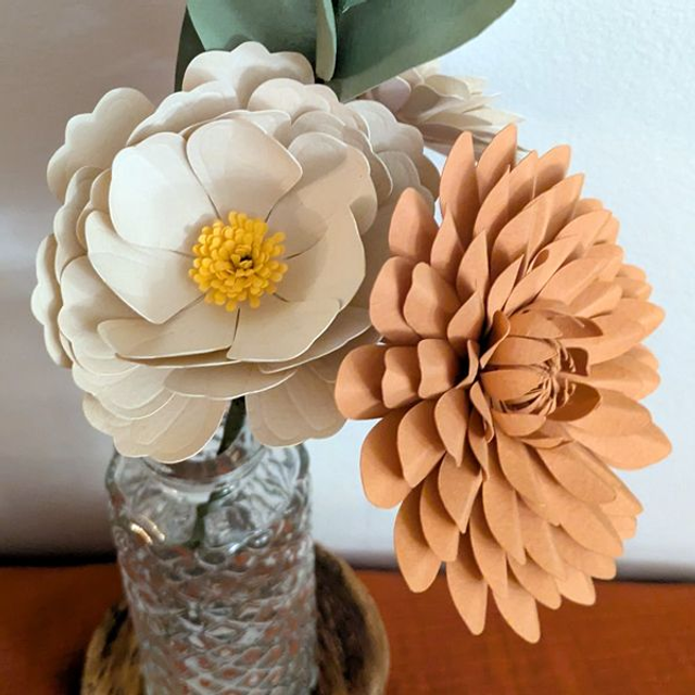 Bouquet teintes natures