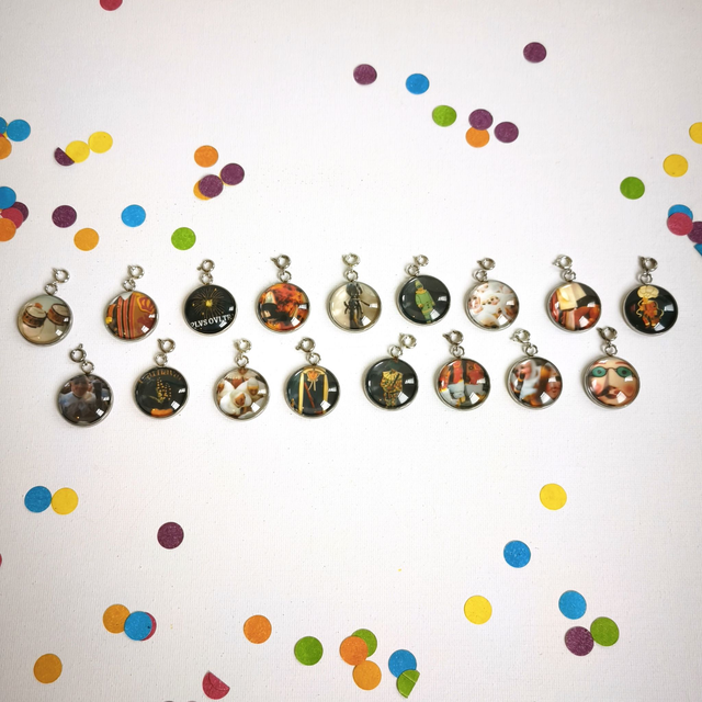 Charm’s Carnaval – Acier inox et verre – interchangeable – Bijou personnalisable