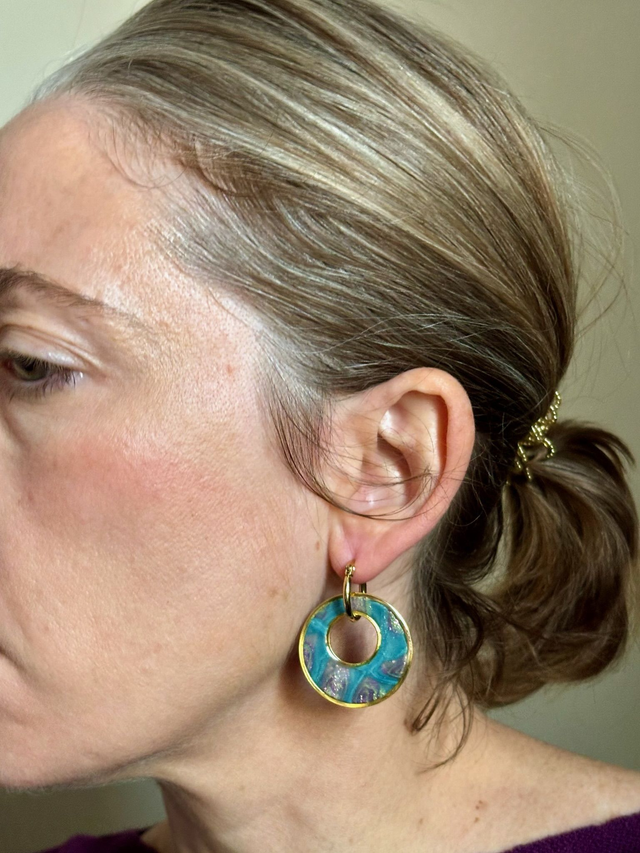 Boucles « Lune Vénitienne »