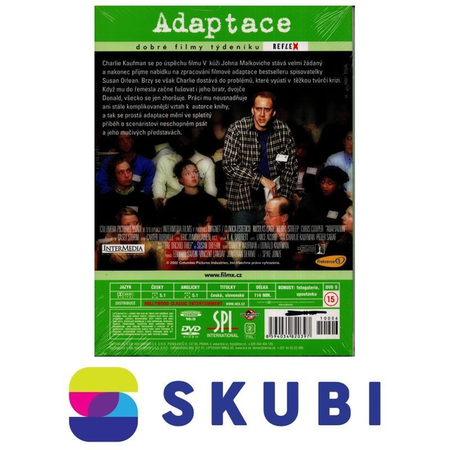 DVD Adaptace / Adaptation - Sběratelská edice FilmX - česky, anglicky