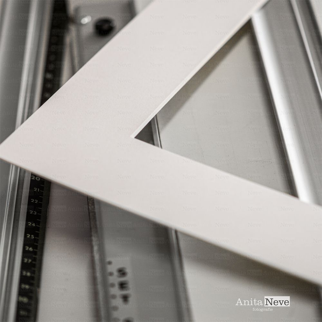 Passe Partout wit 40x40cm / binnenmaat 29x29cm