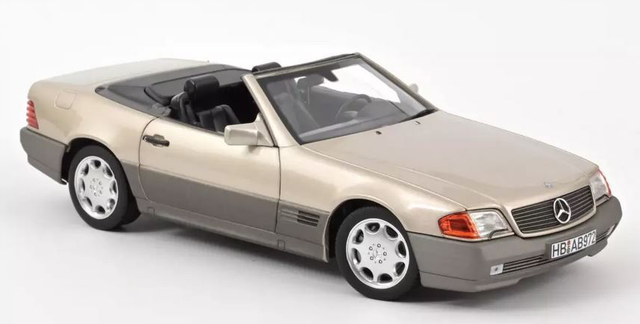 Mercedes Benz 500 SL 1989 Norev 1:18